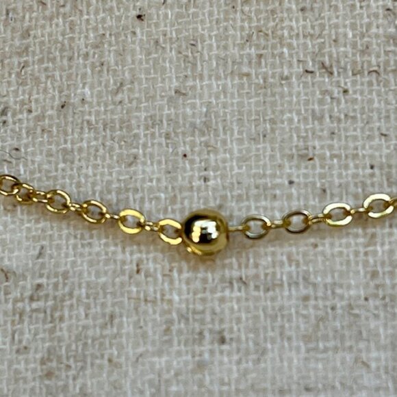 Gold Tone 3 Multi Strand Layered Chain 17 Necklace Made in Greece NWT - Picture 3 of 8